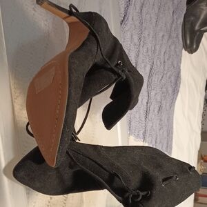 French Connection Elegant Black Heeled Boots